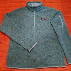 Patagonia women's better sweater 3/4 zip fleece.
